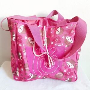 Pink muffin lunch bag